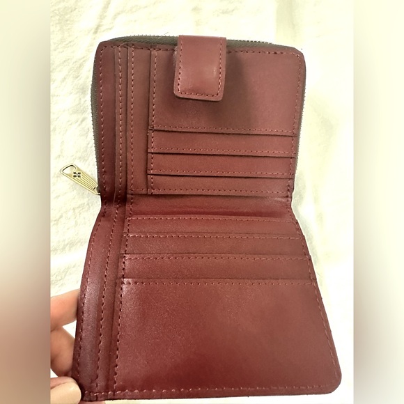 Patricia Nash Burgundy Wallet - Picture 11 of 12